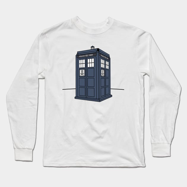 Tardis (Doctor Who) Long Sleeve T-Shirt by Yolanda84